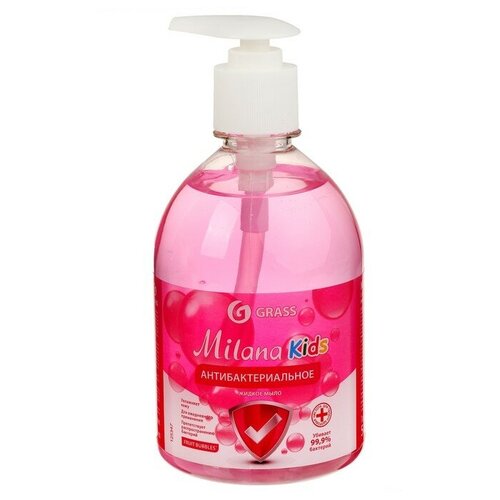 Жидкое мыло Milana Kids Fruit bubbles, антибактериальное, 500 мл Grass - 2