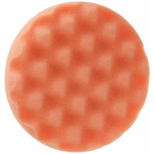 Круг полировальный рифленый на липучке оранжевый жесткий (150x25 мм) Chamaeleon 49410