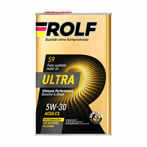 Моторное масло Rolf Ultra 5W-30 C3, 4 л