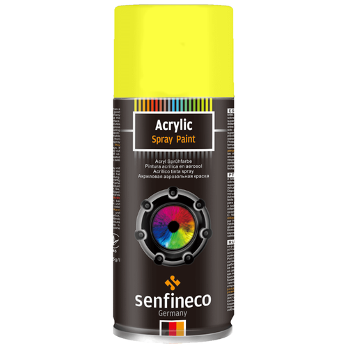 Акриловая аэрозольная краска бриллиантово-синий Senfineco Paint Acrylic Diamond Blue 400 мл