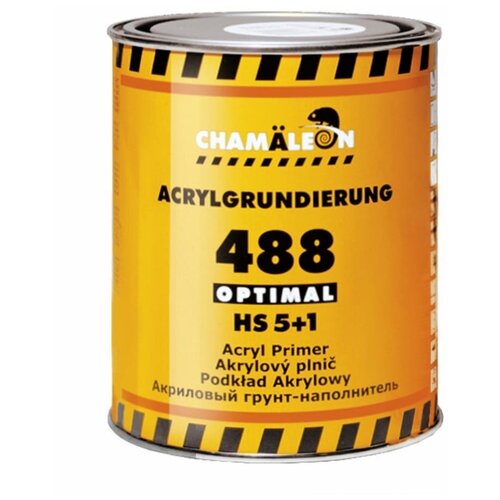 CHAMAELEON Грунт-наполнитель акриловый 5+1 HS серый 1л 14881
