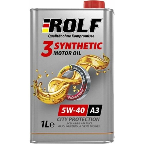 Моторное масло Rolf 3-Synthetic 5W-40 ACEA A3/B4 4 л 322551