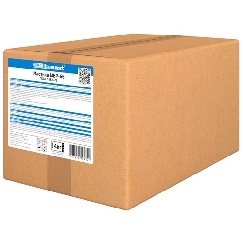Мастика битумно-резиновая гидроизоляционная Bitumast МБР-65 14 кг