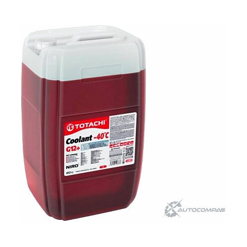 TOTACHI 43120 Жидкость охлаждающая TOTACHI NIRO Coolant Red -40C G12+ 20кг 1шт