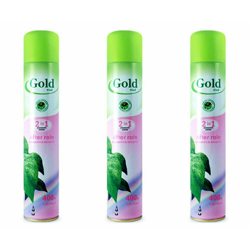 Сибиар Освежитель воздуха Gold Wind After rain, 400 мл, 3 шт
