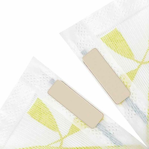 Дверная антимоскитная сетка с магнитным замком 210х100 см белая с цветами REXANT