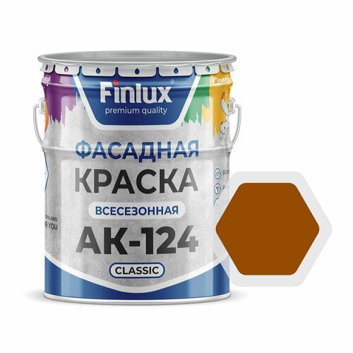 Фасадная краска всесезонная Finlux АК-124 Classic Finlux - 4