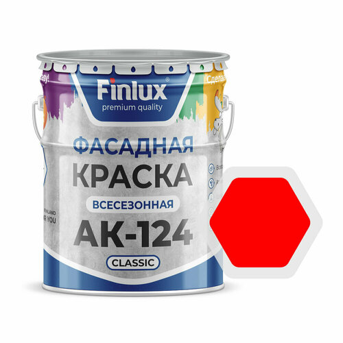 Фасадная краска всесезонная Finlux АК-124 Classic Finlux - 6