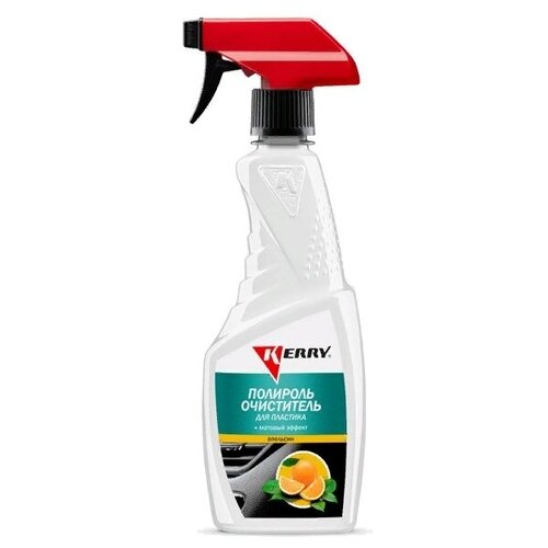 Kr-505-3_полироль-Очиститель Пластика Салона! С Матовым Эффектом (Апельсин) (Триггер) 500 Мл Kerry арт. KR-505-3