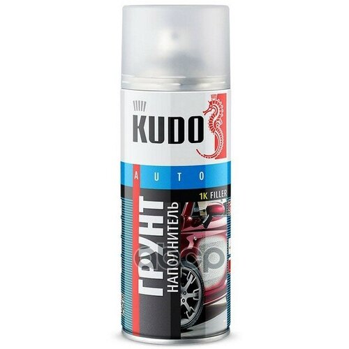 Грунт Спрей Наполнитель 1К Акриловый Белый, 520 Мл. Kudo Ku-2204 Kudo арт. KU-2204