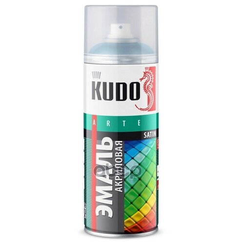 Эмаль Универсальная Акриловая Satin Ral5015 Голубая (520 Мл.) Kudo Ku-0A5015 Kudo арт. KU-0A5015