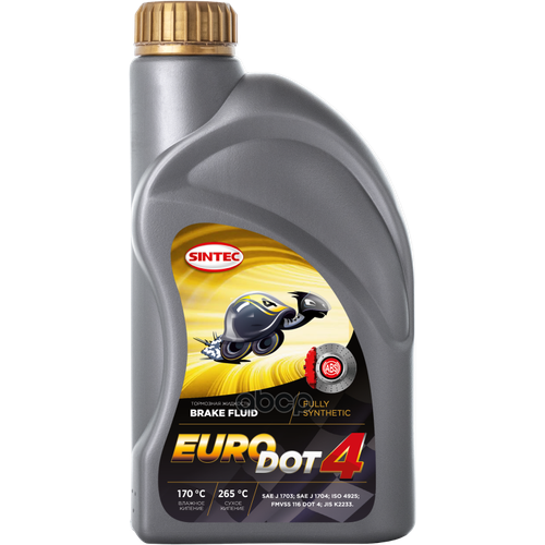 Жидкость Тормозная Dot-4 Euro (910г) Sintec Sintec 978923 SINTEC арт. 978923