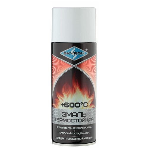 SKYRON Эмаль термостойкая белая SR-53001