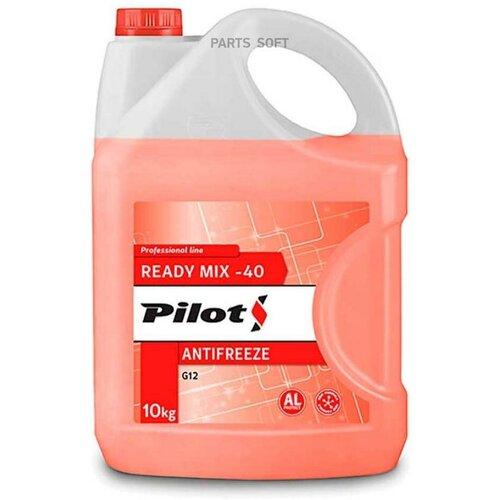 Антифриз Pilots Red Line 40 G12 Готовый -40C Красный 10 Кг 3212 Pilots Арт. 3212 PILOTS арт. 3212