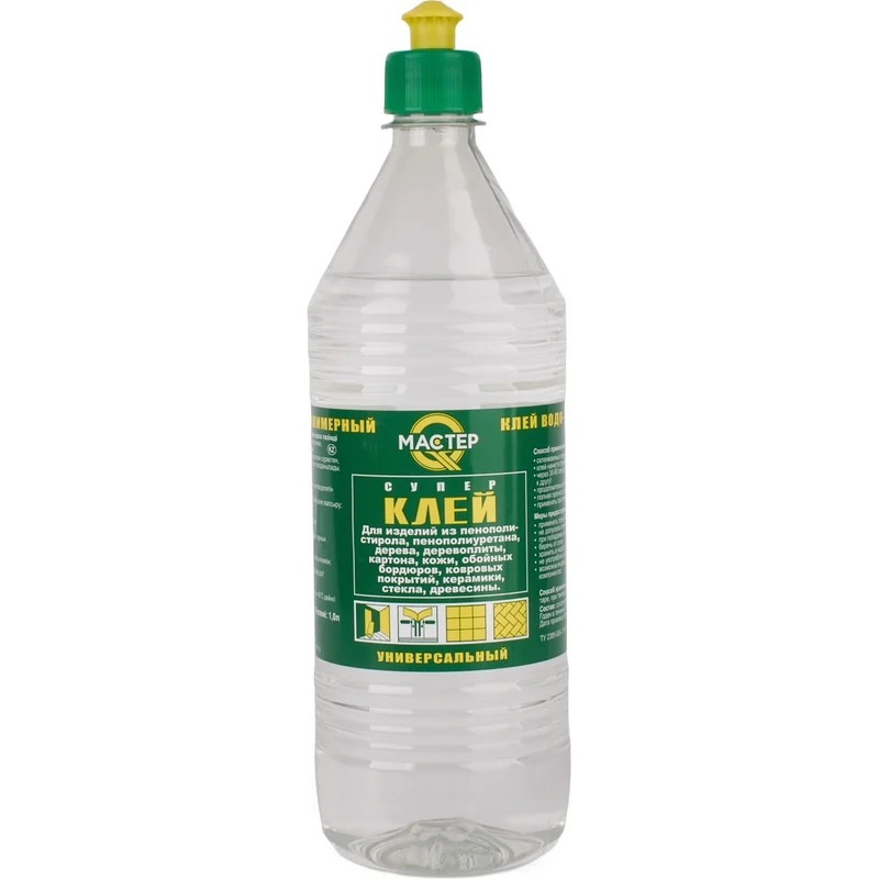 Клей полимерный универсальный Quality Мастер 1 л /12