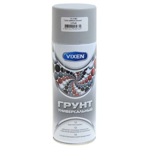 Грунт Универсальный Vixen Серый, Аэрозоль, 520 Мл Vx-21002 (12 Шт/Уп) Vixen арт. VX21002