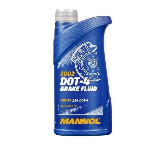 8941 MANNOL Жидкость тормозная MANNOL Brake Fluid DOT4 0.91 л 8941
