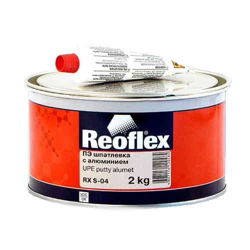 REOFLEX Шпатлевка с алюминием ALUMET (2кг) (REOFLEX)