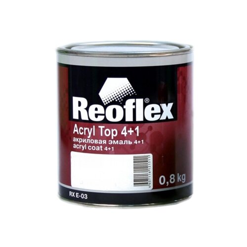 Reoflex Акриловая эмаль 4+1 (0,8 кг) (GAZ 202 белая)