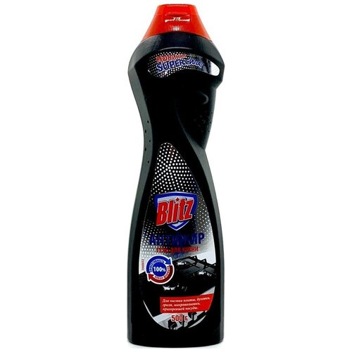 Blitz Гель чистящий для кухни Антижир 500г, 1 шт