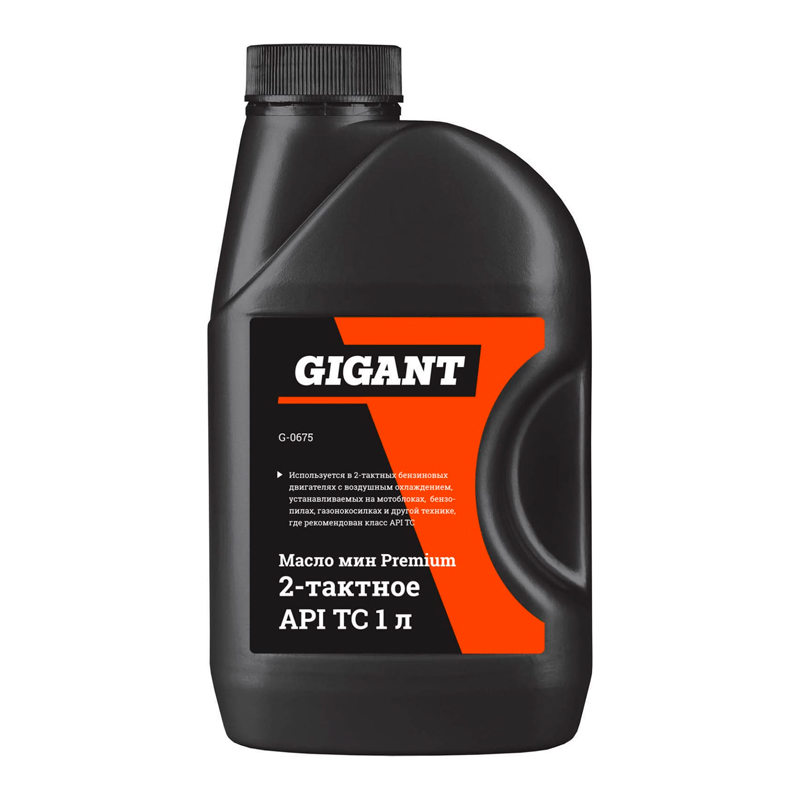 Gigant Масло мин Premium 2-х тактное 1 л  API - TC 1л G-0675