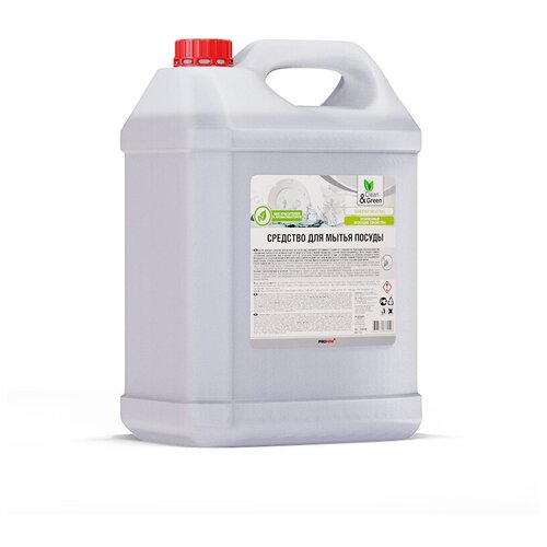 Средство для мытья посуды "Greeny" нейтральное 5 кг. Clean&Green CG8040