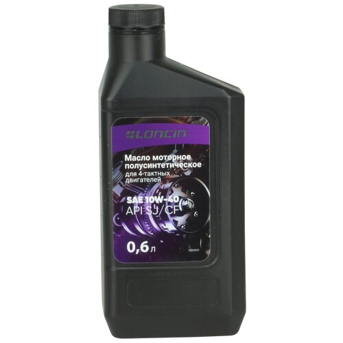 Масло моторное LONCIN 4T SAE 10W-40 API SJ/CF 0,6л (полусинтетическое)