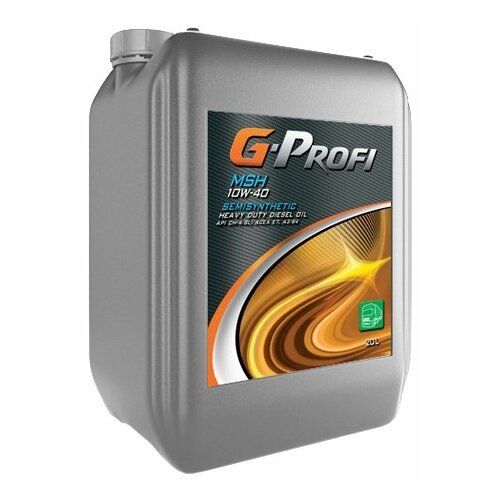 Масло моторное п/синтетическое G-Profi MSH 10W40, API CH-4/SL, ACEA E7, A3/B4, 20л