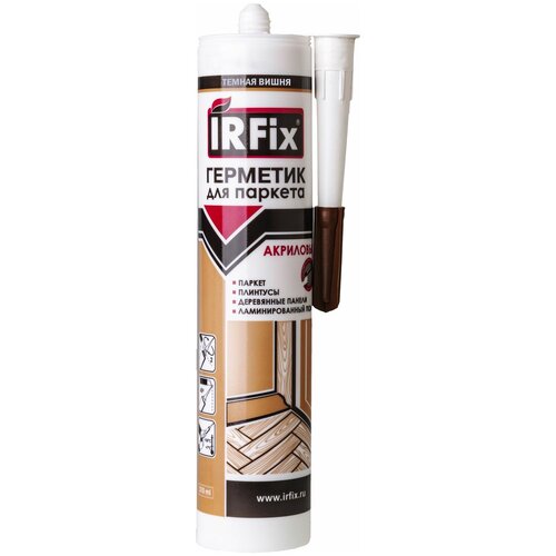 Irfix Герметик для паркета Темная вишня акриловый 310мл 20028 .