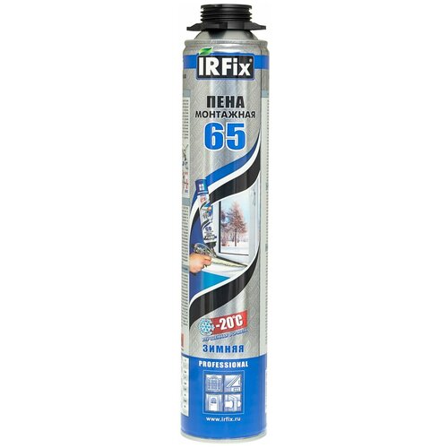 Irfix Профессиональная монтажная пена 65 зима 820мл 10011 .