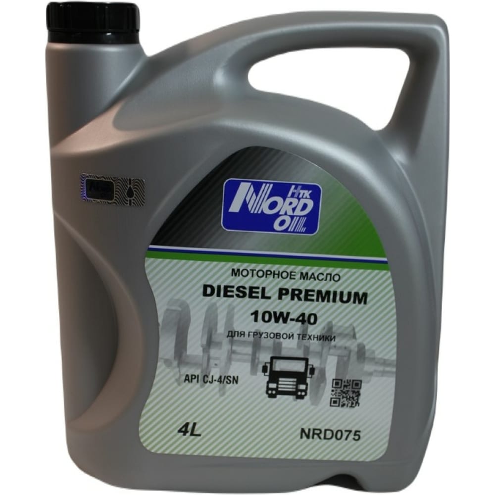 Моторное масло NORD OIL Diesel Premium 10W40 CJ-4/SN 4л