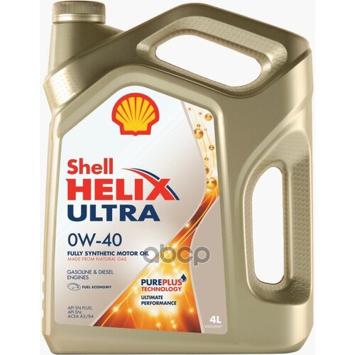 Shell Масло Моторное Shell Helix Ultra 0W-40 4Л
