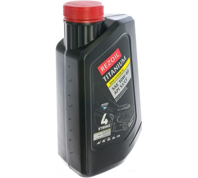 Моторное масло Rezoil полусинтетическое 4Т TITANIUM 10W40 0,946л