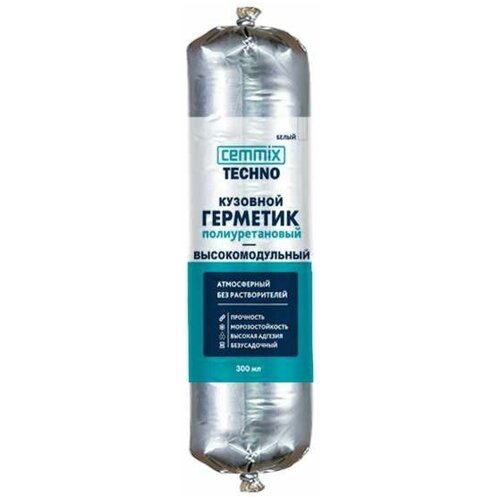 Полиуретановый герметик CEMMIX (кузовной; 300 мл; серый) G300G