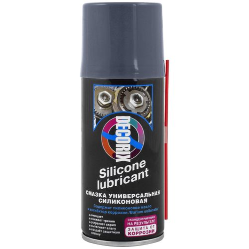 Смазка аэрозольная силиконовая универсальная Decorix (210мл)