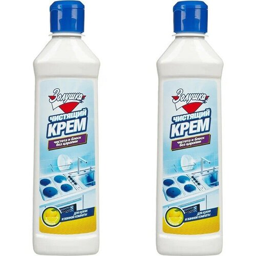 Золушка средство для сантехники 0,3л. (крем) Лимон (2 шт.)
