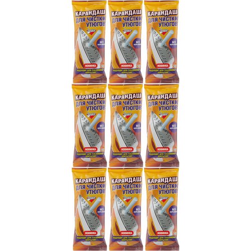 Золушка Карандаш для чистки утюгов, 30 г, 9 шт.