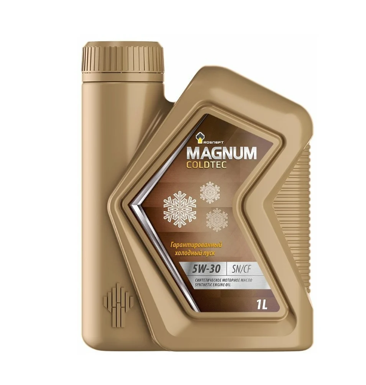 Rosneft Масло Моторное Rosneft Magnum Coldtec 5W-30 Синтетическое 1 Л 40813232