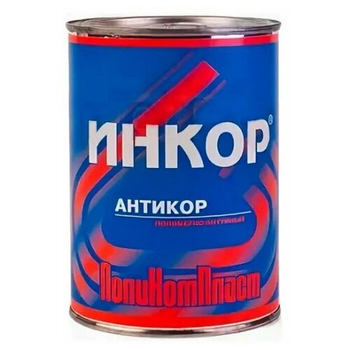 ПолиКомПласт PA009B1000 Мастика полимернобитумная Инкор 0,8кг ПолиКомПласт PA009B1000