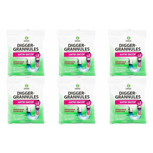 Grass Средство для прочистки труб , 70 гр, 6 шт