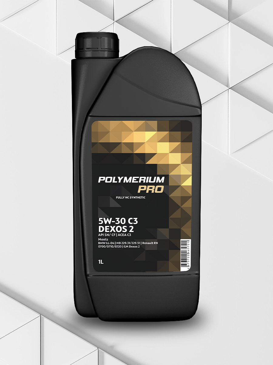 Моторное масло POLYMERIUM PRO 5W-30 C3 Dexos2 SN 1L