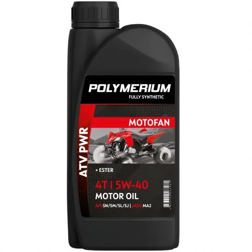 Моторное масло Polymerium MOTOFAN ATV PWR 4T 5W40 1л
