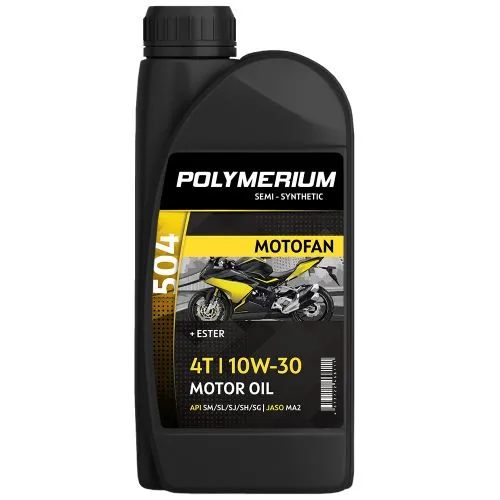 Моторное масло Polymerium MOTOFAN 504 4T 10W30 1л