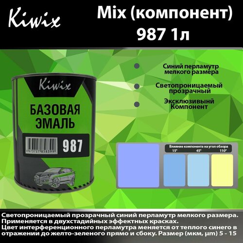 Компонент микс 987 Kiwix mix 1л Перламутр