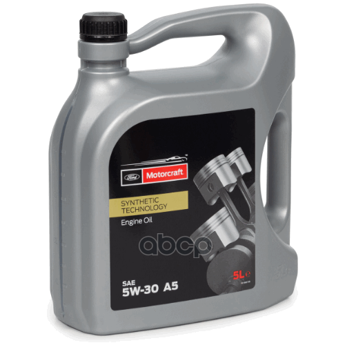 FORD Масло Моторное Синтетическое 5Л - Ford Motorcraft Engine Oil Sae 5W30 A5, Ford Wss-M2c913-A/B/C/D (См Ford 155D3a 5Л 5W3.