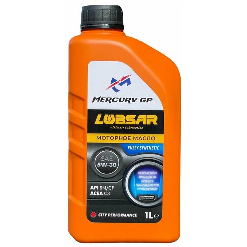 Моторное масло MGP LUBSAR CITY PERFORMANCE 5W-30 C3