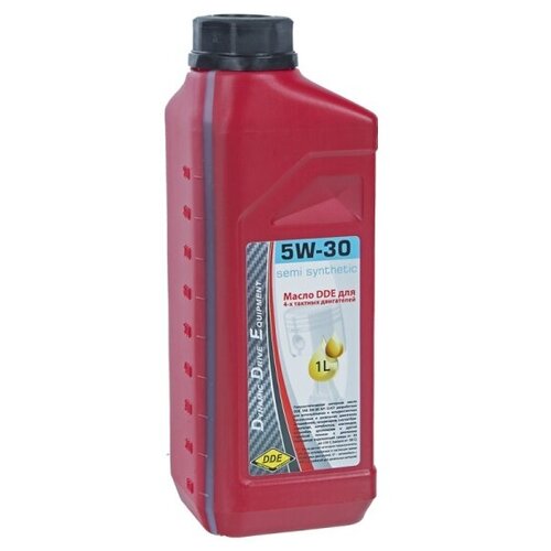 Масло Dde 4-х тактное 5W-30 полусинтетика бензин/дизель ( 1л )