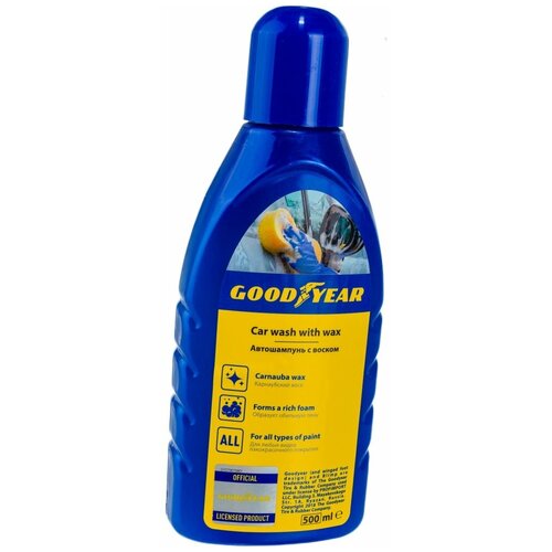 Автошампунь Goodyear 500ml с воском GY000801