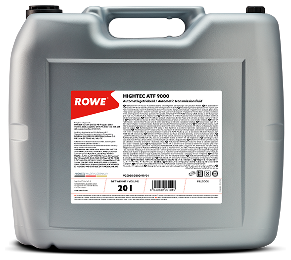 Масло Rowe трансмиссионное ATF Hightec 9000 DEXRON IIIH синтетическое 1 л ROWE 25020-0010-99 | цена за 1 шт
