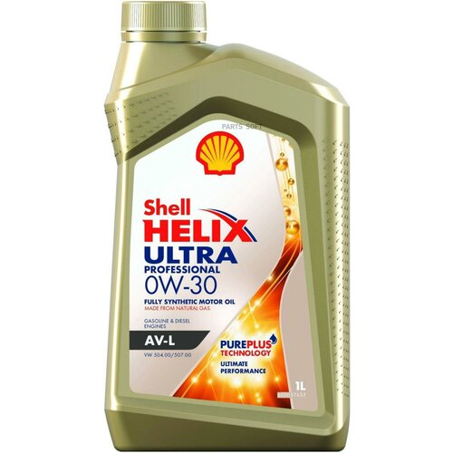 Масло shell 0w30 helix ultra professional av-l c3 504.00/507.00 1л син